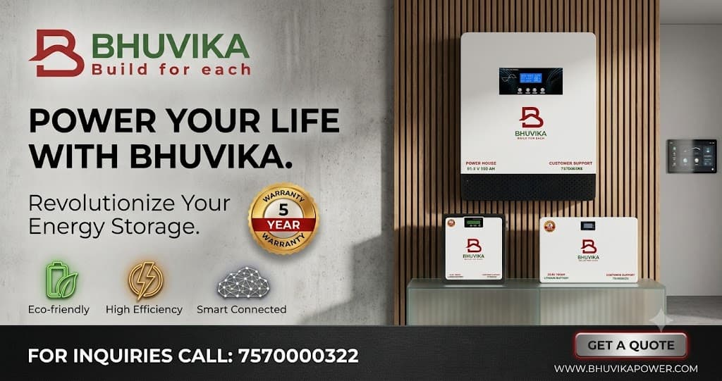 Bhuvika Solar Power House Battery